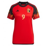 Ženski Nogometni dresi Belgija Romelu Lukaku #9 Domači SP 2022 Kratek Rokav